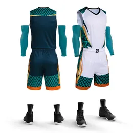 Новые Diy Kids Men Team Basketball Jersey Set Blank Women Sport Sport Cuit Hetchastry Pocket Basketball Jerseys Установлена