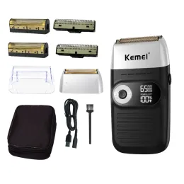 Shavers Kemei Electric Shaver Men Electric Razor Recargable Beard Shaver Floating Hairmer Trimmer Face Care Machin