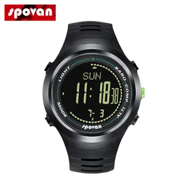 SPOVAN Líder 2 Smart Watch Men Sports Digital 3D Pedômetro 5ATM Impermeável LED LUZ