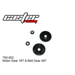 Caster Racing 750 Motor Nitro RC Starter Box Belt Spring Motor Mount Holder Plate Gummihjul Plasttillbehör