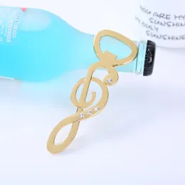 (25 Stücke/Los) Neueste von Musik inspirierte Thema Hochzeit Gefälle von Musik Note Flasche Opener Hochzeits Souvenirs für Liebesfeiern Gefälligkeiten