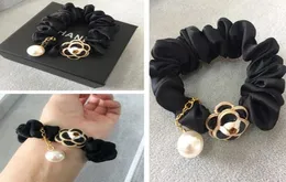 Girl039S Little Spragrant Roy Right Ring Chiffon Plower Flower Ring Hair Rope Band Band WideBrimmed Pure Color Ribbon8657190