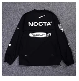 2024 Mens Hoodies US version nocta Golf co branded draw breathable quick drying leisure sports T-shirt long sleeve Tidal flow design Quick-drying clothes A niche