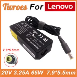 Adapter AC Laptop Adapter 20V 3.25A 65W 7.9*5.5mm 8 pin For Lenovo IBM C100 C200 N200 X200 X300 R400 R500 T410 T510 V100 V200 Charger