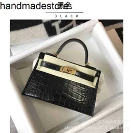 Handtaschen Leder KL Designer Gaoding Bag Damen der zweiten Generation Mini Krokodilmuster Damenbeutel Cowide Umhängetasche