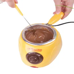 Haushaltsschokolade Schmelzofen DIY Handgemachte Schokoladenmaschine Elektrische Heizbutter Schmelztopf Fondue Form Backwerkzeuge