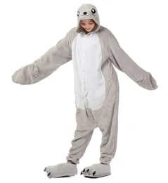 Unisex Erwachsener Cartoon Cosplay Seal Jumpsuit Nachtwäsche Pyjama Nachtwäsche Sea Lion3668198