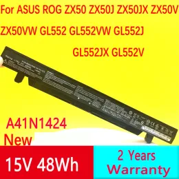 Batterie Nuove batteria del laptop A41N1424 per Asus Rog ZX50 ZX50J ZX50JX ZX50V ZX50VW GL552 GL552VW GL552J GL552JX GL552V 15V 48W 4 CELLE