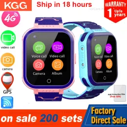 Смотреть 4G Smart Watch for Kids IP67 водонепроницаемые GPS Wi -Fi Smart Watch Kids с SOS Flashlight Video Call Подарок на день рождения для 312Y