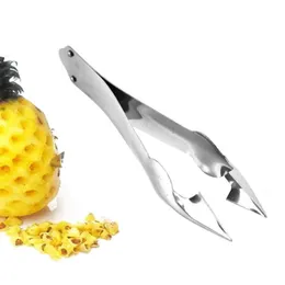 Portable Pineapple Peeler Stainless Steel Pineapple Cutter Corer Clip Ananas Pineapple Slicer for Fruit Salad Kitchen Gadget