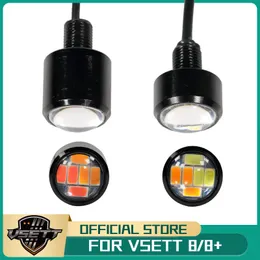 Oryginalna przednia tylna żarówka LED dla VSETT 8 8+ Electric Scooter Deck Pedal Pedal Turn Signal Signal Sygnał Cree