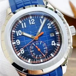 Męskie zegarek automatyczne zegarki mechaniczne 40 mm Wodoodporne biznesowe gumowe paski zegarek na ręce szafirowe luksusowe prezenty dla men267a
