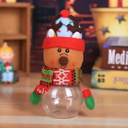 Kinderkinder Weihnachtsgeschenk -Wickel -Süßigkeiten -Glas -Aufbewahrung Flasche Santa Tasche süße Taschen und Kisten Neujahr #20202d