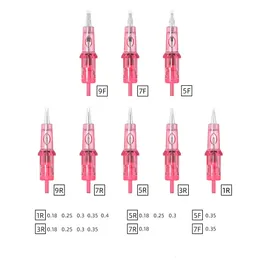 Ambição Microblading Nano agulhas PMU A agulhas do cartucho de tatuagem Micropigmentação permanente 1RL 3RL 5RL 240322