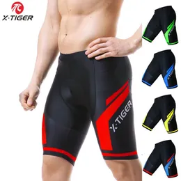 X-тигр велосипедные шорты 5D гель-колодки мужчины езды на велосипеде Шорты мужская одежда MTB быстро сушеные мужчины.