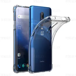 Clear Soft TPU für OnePlus 6 7 8 9 10 Pro 5G Anti-Schock-Schock-Schock-Hülle Full Deckback OnePlus Nord CE 2 6T 7T 8T Pro Ace Shell