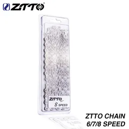 ZTTO 8 Speed Chain Mountain Bike Bicycle Bicycle Catene di alta qualità Durevoli collegamenti mancanti per parti K7 Sistema MTB