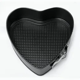 Whole- AMW 9 Inch Heart Shape Removable Bottom Baking Pan Springform Non-Stick Metal Cake Mold273q