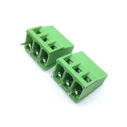 10pcs 5mm 2pin 3pins pcbスクリューターミナルブロックコネクタ300v 10a DG128 KF128 KF128-2P KF128-3Pピッチ5.0mm/0.2インチ