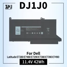 バッテリー42WH DJ1J0ラップトップバッテリー用緯度12 7280 E7280 7290 E7290 13 E7380 E7390 7380 7390 14 E7480 E7490 7480 7490 DJ1JOJ1JO