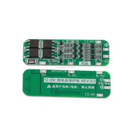 도착 3S 20A Li- 이온 리튬 배터리 18650 충전기 PCB BMS 보호 보드 12.6V 셀 64x20x3.4mm 모듈