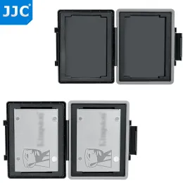 RECOLICE JJC 2 slot da 2,5 "Organizzatore del supporto per trasmissione a stato solido interno 2,5" scatola di stoccaggio della custodia SSD SCATOLA ATTISATICA INSTATICA INSTATICA