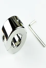 650g Male Stainless Steel Ball Stretcher High Quality Sex SM Toy For Men Extreme 650g Scrotum Bondage Ring4364770