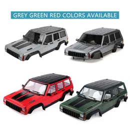 Painted Painted Cherokee Body 313mm 12.3 "قشرة سيارة بلاستيكية عجلات من أجل 1/10 RC Crawler AXIAL SCX10 SCX10 II 90046 90047