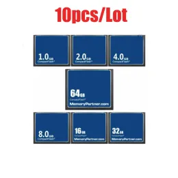 بطاقات 10pcs/Lot Lot Compact Flash CF CART 64GB/32GB/16GB/8GB/4GB/2GB/1GB/512MB/256MB/128MB COMPACTFLASH CARMAR