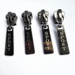 5# Resin Zipper 20Pcs Gun Black Zipper Head Clothing Home Textile Metal Slider For
