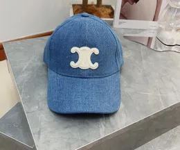 Tasarımcı Kovboy Balk Şapkası Kadın Erkek Beyzbol Kapağı Klasik Lüks Denim Fitted Şapkalar Snapback Sport Casquette Plajı Lüks Güneş Şapkaları