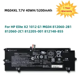 Батареи MG04XL Battery для HP Elite X2 1012 G1 MG04 8120602B1 8120602C1 812205001 812148855 HSTNNDB7F MG04XL 7,7V 40WH 40WH