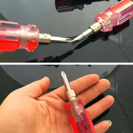 مفك البراغي المصنوع من مفك البراغي الصليب المسطح Torx Screwdriver ثنائي الاتجاه قابلة للتبديل أدوات إصلاح DIY DIY حامل البت MultiTool