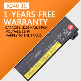 Batterier X240 Laptop Battery för Lenovo ThinkPad X240 T440S T440 X250 T450S X260 S440 S540 45N1130 45N1131 45N1126 11.4V 24WH 68