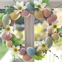 10/30 cm Ornament decorazione pasquale Rattan ghirlanda ghirlanda decorazioni appese uova di pasquale decorazioni pasquali per casa