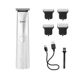 Клипперс Kemei 0 мм мощный триммер для волос профессионал T Blade Hair Clipper Mini Electric Clipper Стрижка Стрига Машина Барда Барда Барда