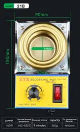 220V Högkvalitativ justerbar temperatur Lödkruka Tennkaminsmältugn Undvikande verktyg 150/160/280/350W