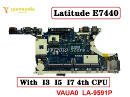 Motherboard Original For Dell Latitude E7440 Laptop Motherboard With i3 i5 i7 4th cpu VAUA0 LA9591P 100% tested Free shipping