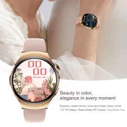 시계 M11 Smart Watch Women Dial Voice Call Sport Sport Watch NFC Android iOS 대 Galaxy Watch 6 Classic GT4 3 Ultra S8 용 Smartwatch