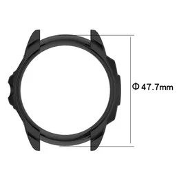 Protective Bumper For Fossil Gen 6 42MM 44MM Smart Watch Case Shell Cover for Gen6 Frame Cases Silicone Protector Accessories