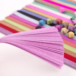 60 pc kit pieghevole kit fortunato origami arcobaleno colore colore puro color perla lucida carta wish stelle strisce di carta regalo artigianato