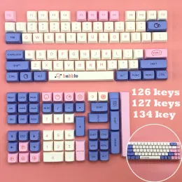 Zubehör 126/127/134 Tasten XDA -Schlüsselkaps DIY benutzerdefinierte Profil -Farbstoff -Sublimation PBT -Tastatur für MX -Switches Mechanische Tastaturschlüsselkappen -Accessori