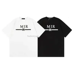 Herrendesigner Amirir Shirt Letters Print Grafik Tee Casual High Street Männer und Frauen Unisex losen Kurzarm Fashion T-Shirts S-XL