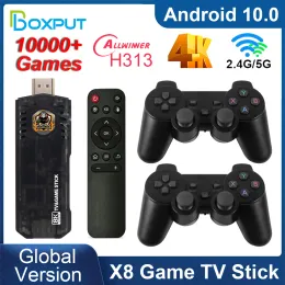 Boxput Smart TV Stick stick Android 11 Game Stick 4K 10000 Game X8 Dual System originale per Android TV Box con videogioco WiFi Retro