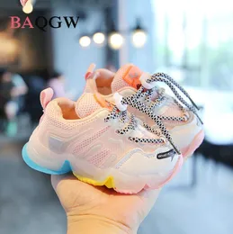 طفل LED LED UP SHOES GIRLS MESH