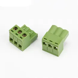 10pcs/lote 2p 3p 4p 5p 6p 7p 8p 9p 10p 5,08mm Conector de inclinação KF2EDGK parafuso plugable através do bloqueio do terminal do orifício