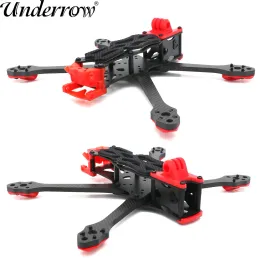 Tillbehör Nya 5 tum 240 mm kolfiber FPV -rampaket med 5,5 mm arm för APEXDC Apex DC DC5 / HD FPV Freestyle RC Racing Drone