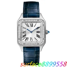 Men's 32MM Women's 28MM Couple Size Watch Ultra-thin design 0.88CMthick more fitting wrist set with diamond and sapphire support for quick removal