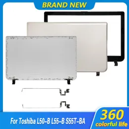 Casos novos casos de laptop para Toshiba Satellite L50 L55 L50B L55B L55DB L55TB LCD Tampa traseira/moldura frontal/dobradiças CASA TOP