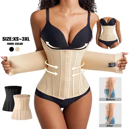 MISTHIN Corset Fajas Reductoras Y Modeladoras Para Mujeres Shapewear Breast Lifted Waist Trainer Steel Bone Flat Belly Bodysuit 240407
